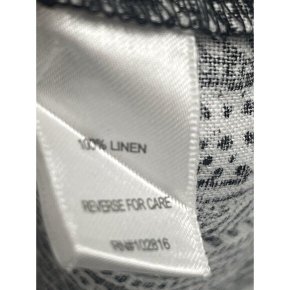 Garnet Hill Linen Market Dress Shift Long Sleeve Sz XL NWOT - Picture 4 of 6